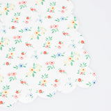 Ditsy Posy Scalloped Small Napkins