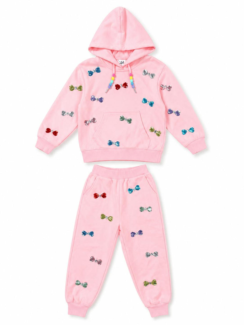 Gem Bows Jogger Set