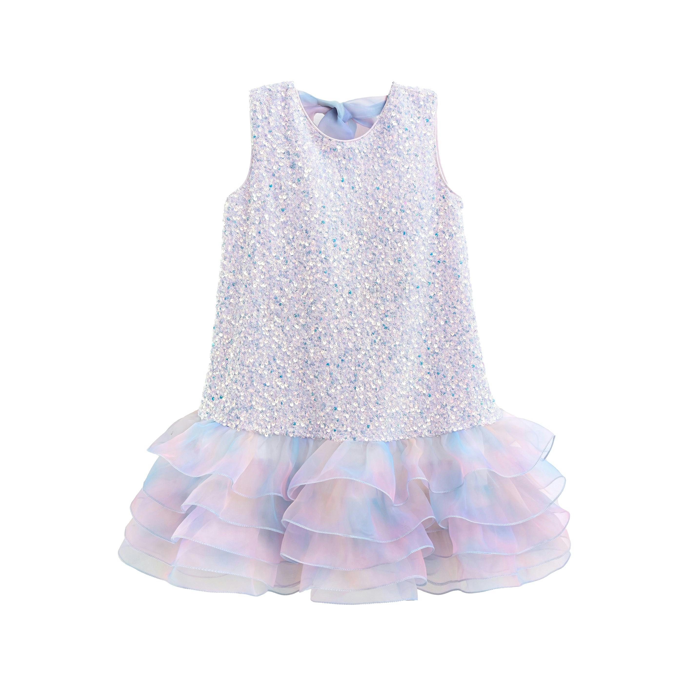 Purple Sparkling Cecilia Dress