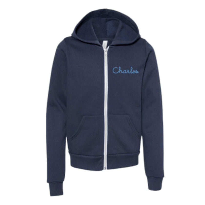 Hooded Zip-up Sweatshirt