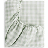 Picnic Gingham Crib Sheet - Green