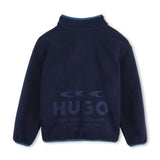 Navy Two-Tone Fleece Sweatshirt