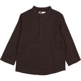 Plaid Collar Boys Shirt