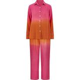 Clementine Womens Top & Pant Set Ombre, Pink