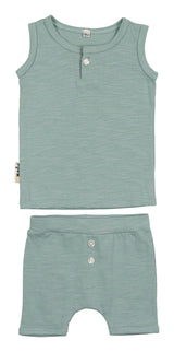 Button Tank & Short Set