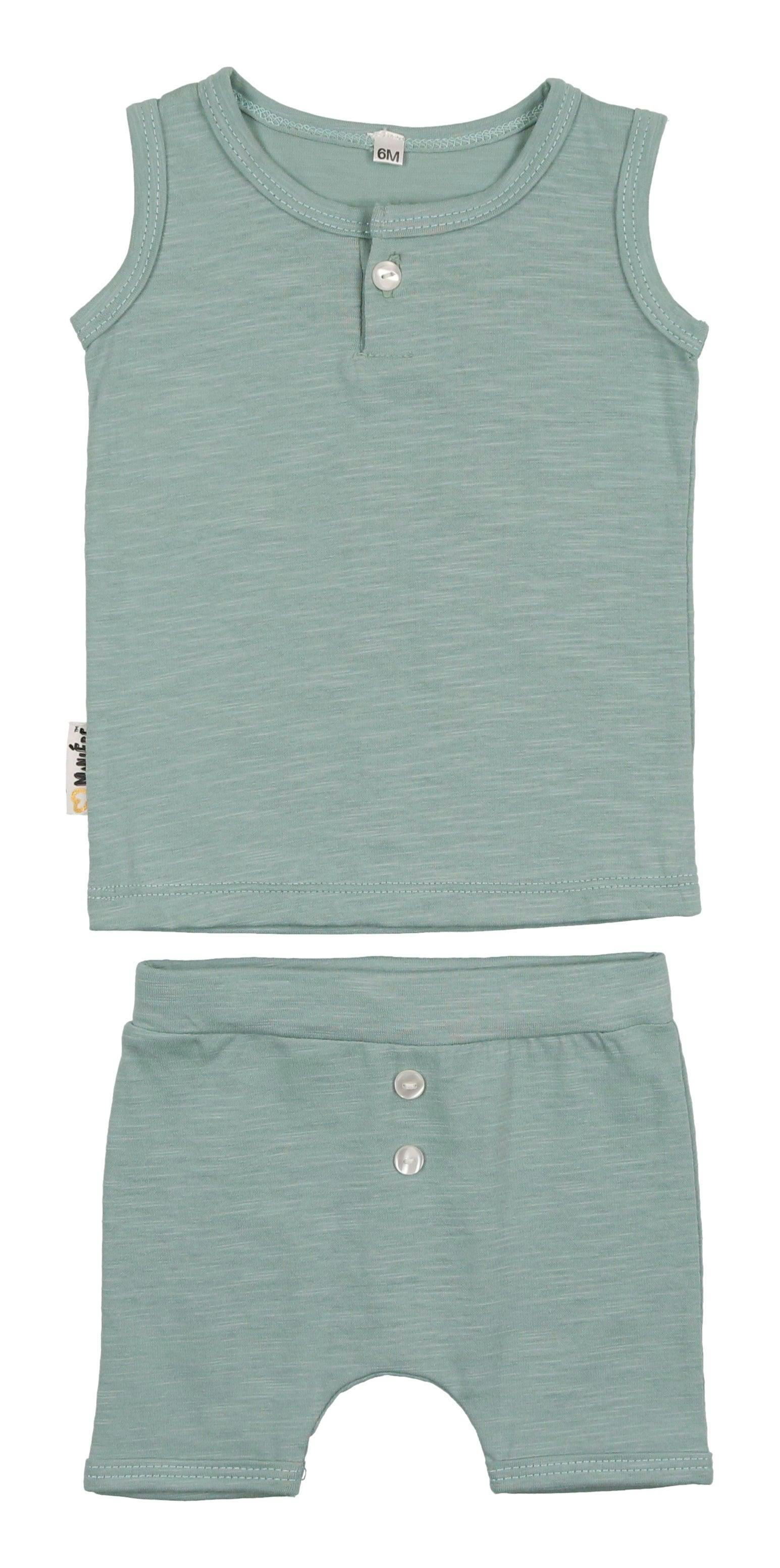 Button Tank & Short Set