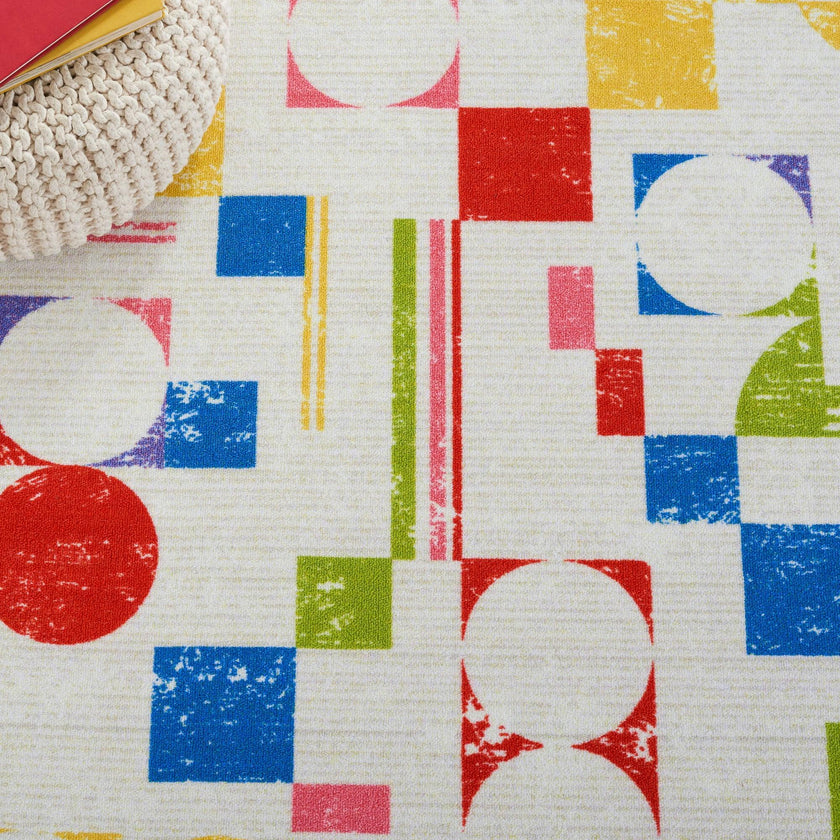 Kids Playhouse Bert Rug, Red