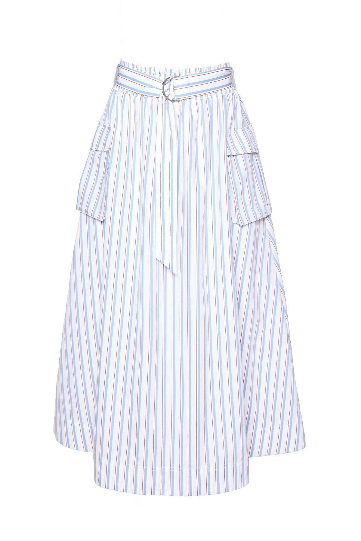 Lizzy Skirt in Heritage Stripe