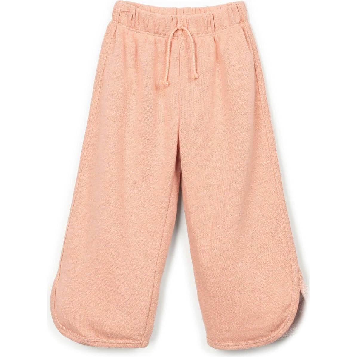 Curved Hem Wide Legged Sweatpants
