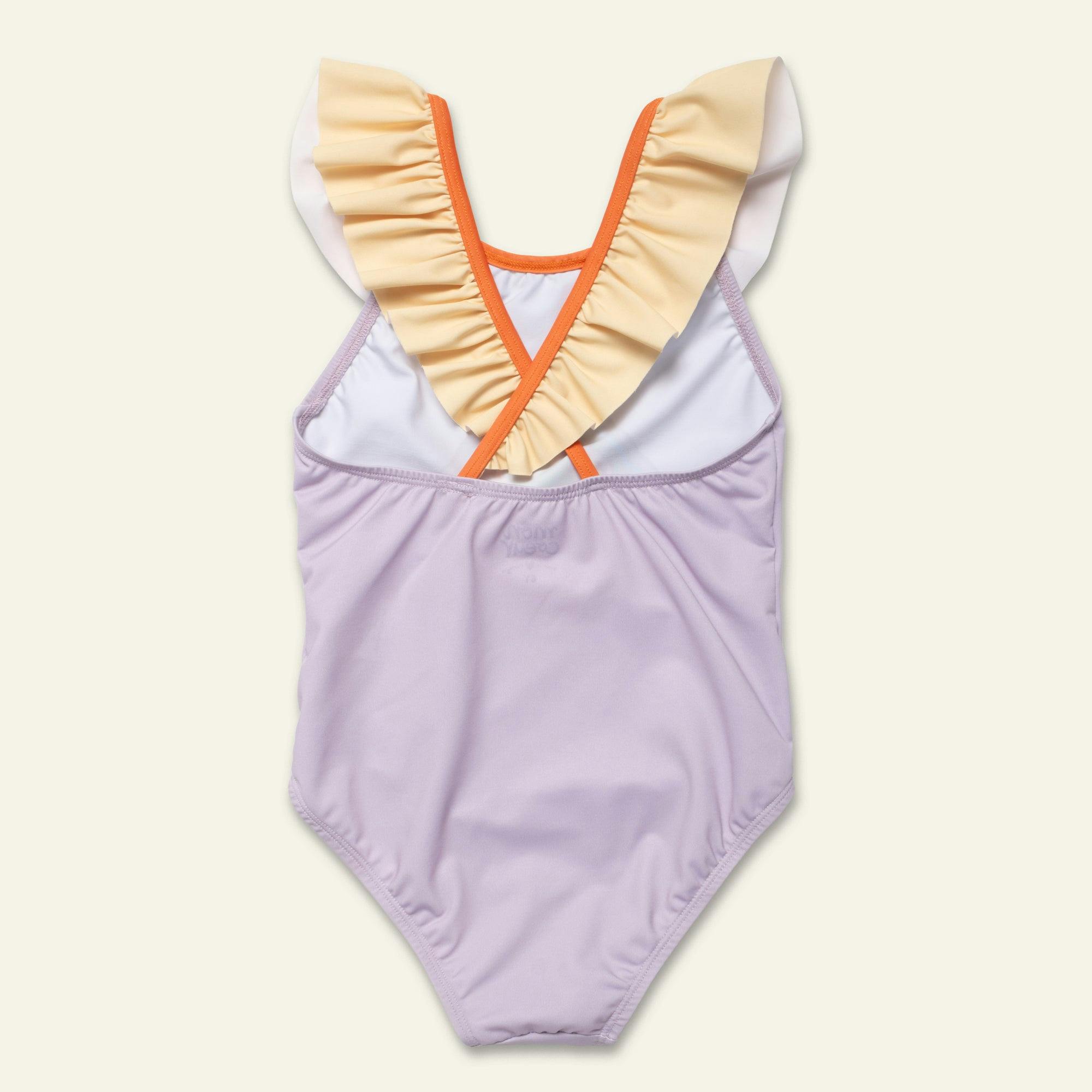 Recycled Strawberry Ruffle One Piece