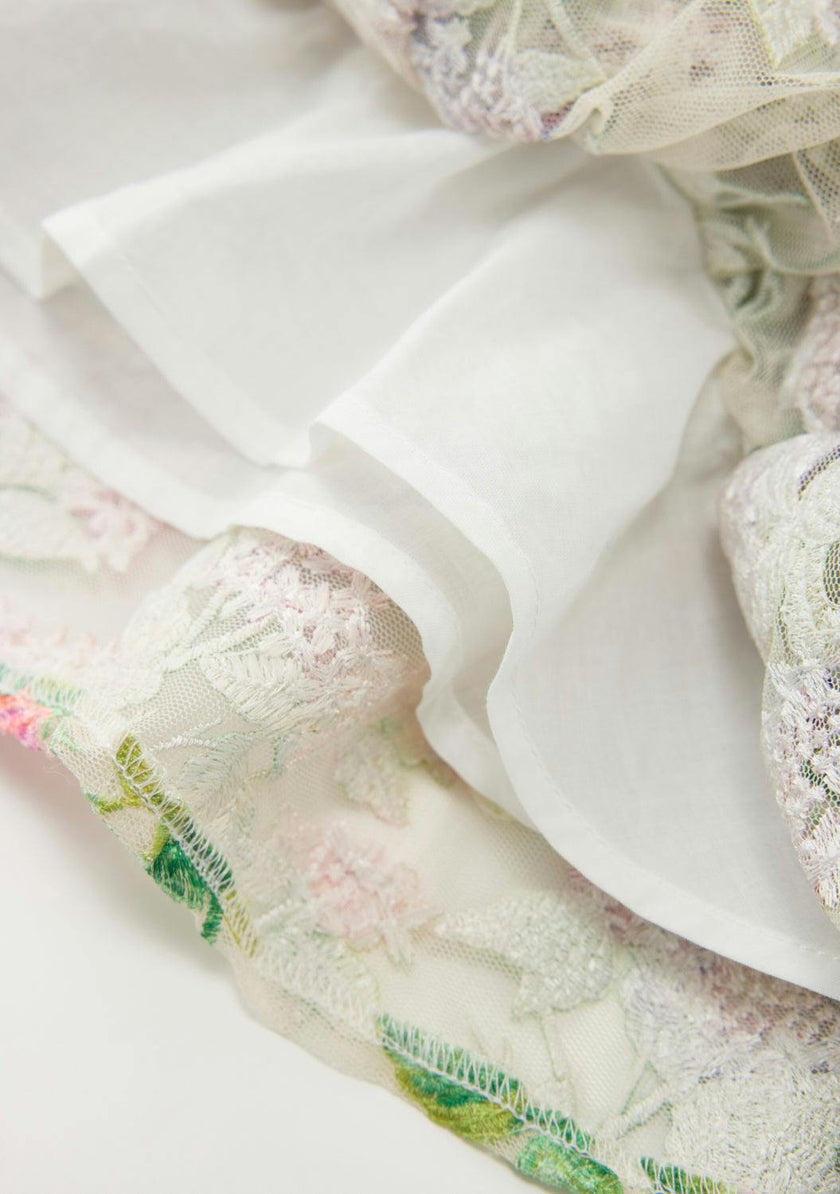 Clementine Embroidered Mini Dress (Baby)