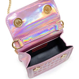 Mini Glam Quilted Pearl Handle Purse
