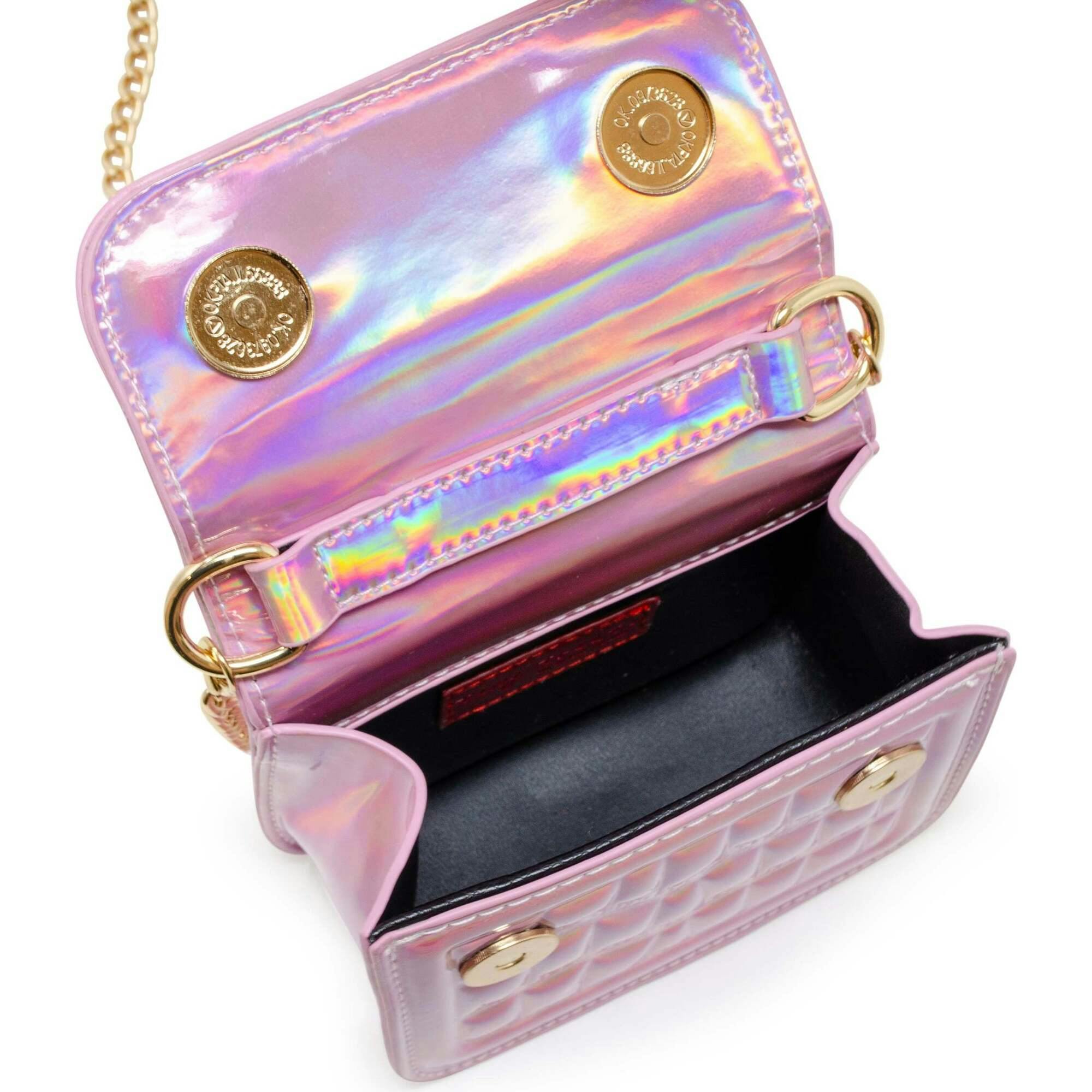 Mini Glam Quilted Pearl Handle Purse