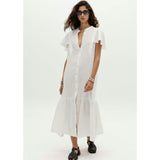 Willow Linen Dress - Off White