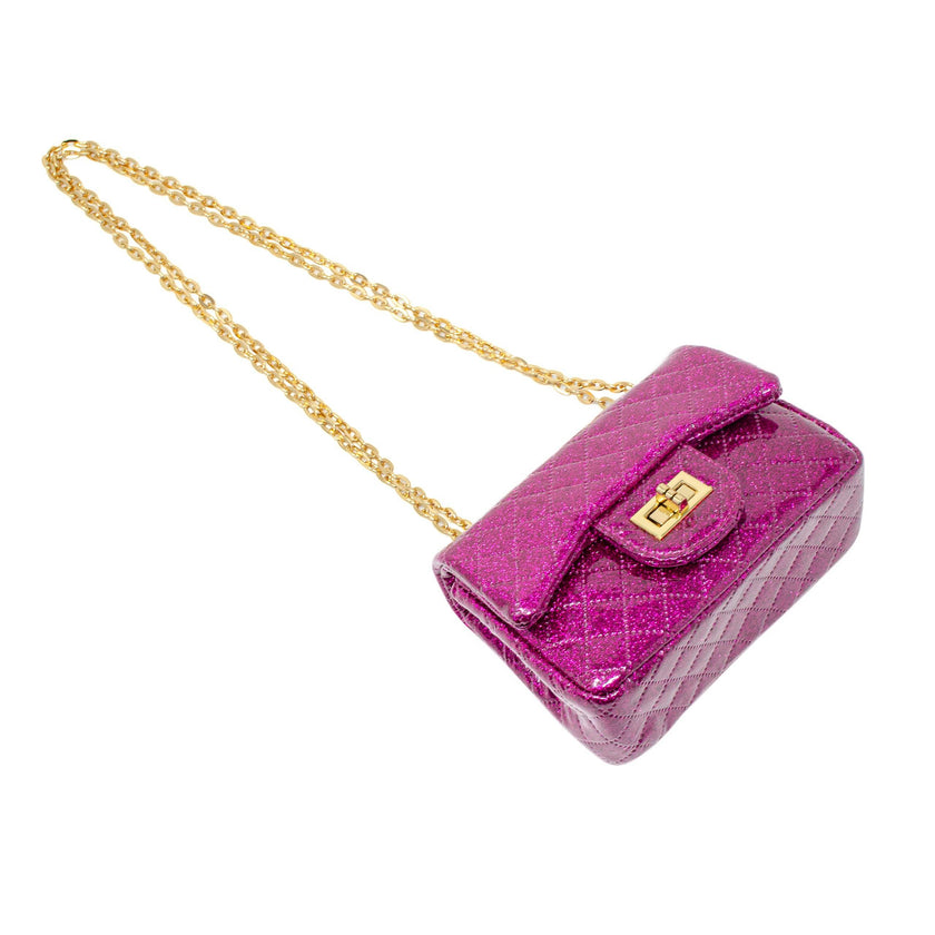 Classic Quilted Sparkle Mini Handbag