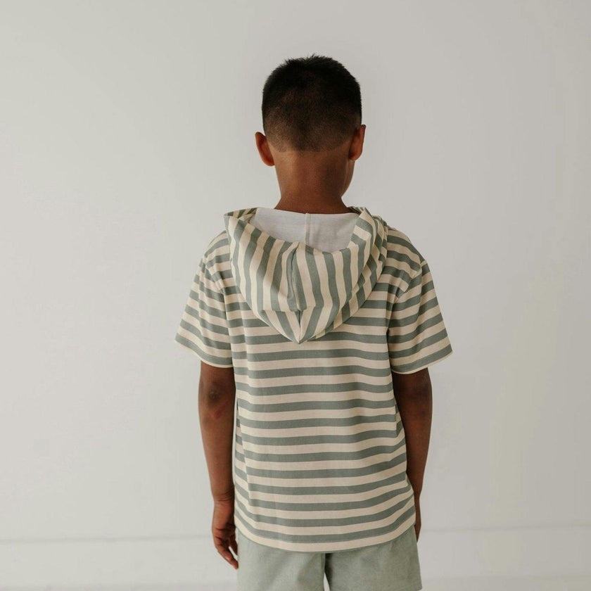 Short Sleeve Hoodie Pullover