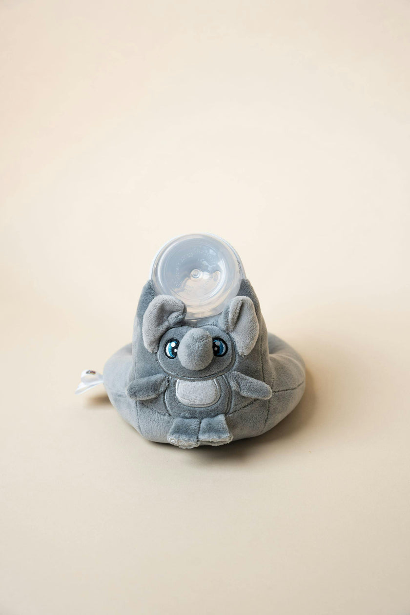 Baby Bottle Pillow Holder For Parents - Elephant