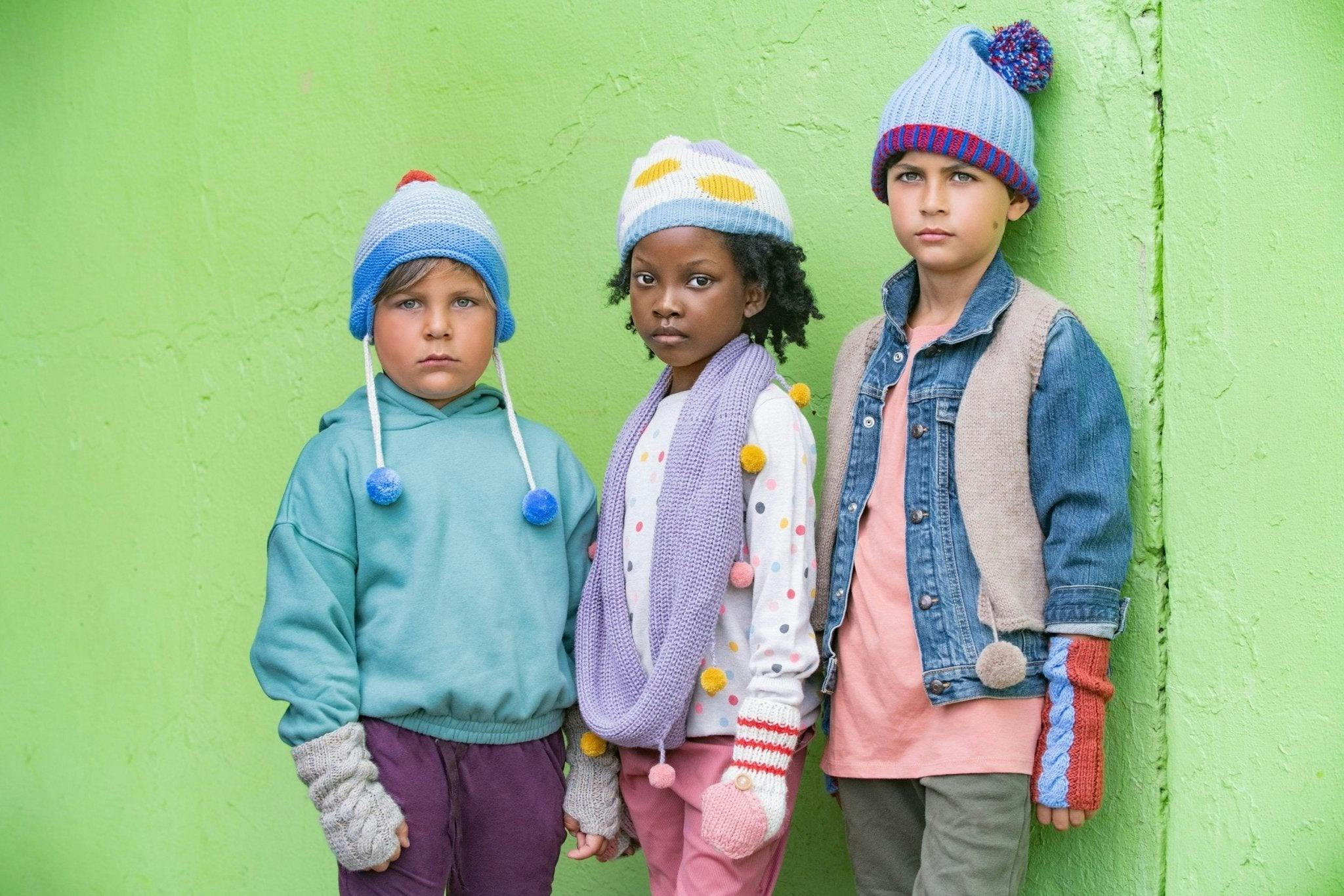 Polka Dot Pom Hat