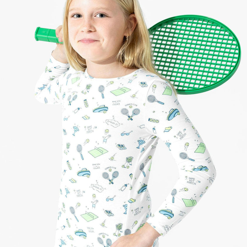 Tennis Bamboo Kids Pajamas