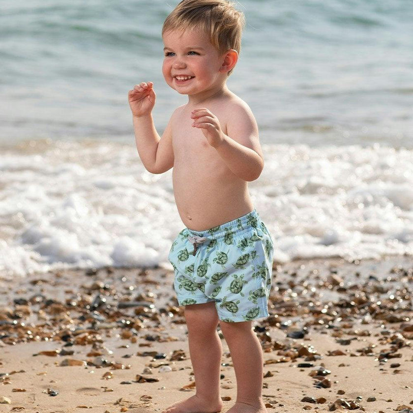 Baby Swimshorts in Turtle