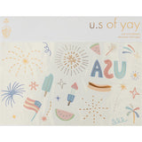U.S. Of Yay Temporary Tattoos