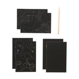 Scratch and Scribble Mini Scratch Art Kit - Funtastic Friends - 8 Cards 1 Sticker Sheet