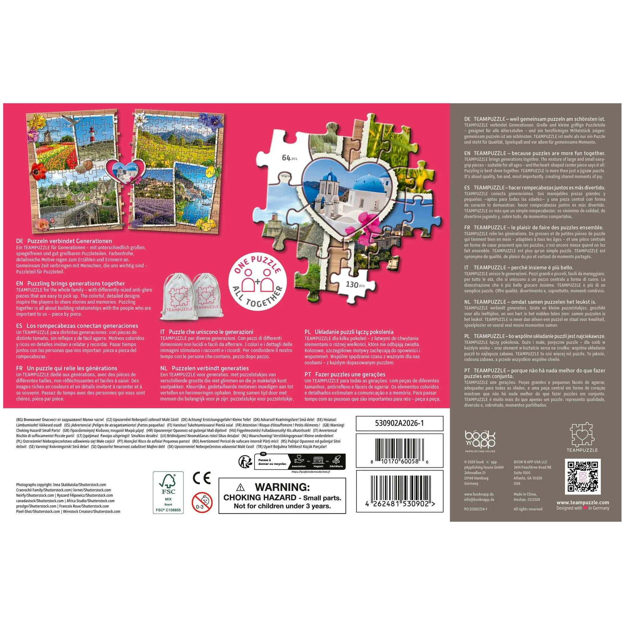 TeamPuzzle: Dream Destinations - 194pc