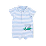 Striped Golf - Polo Shortie
