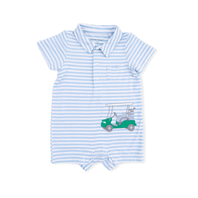 Striped Golf - Polo Shortie