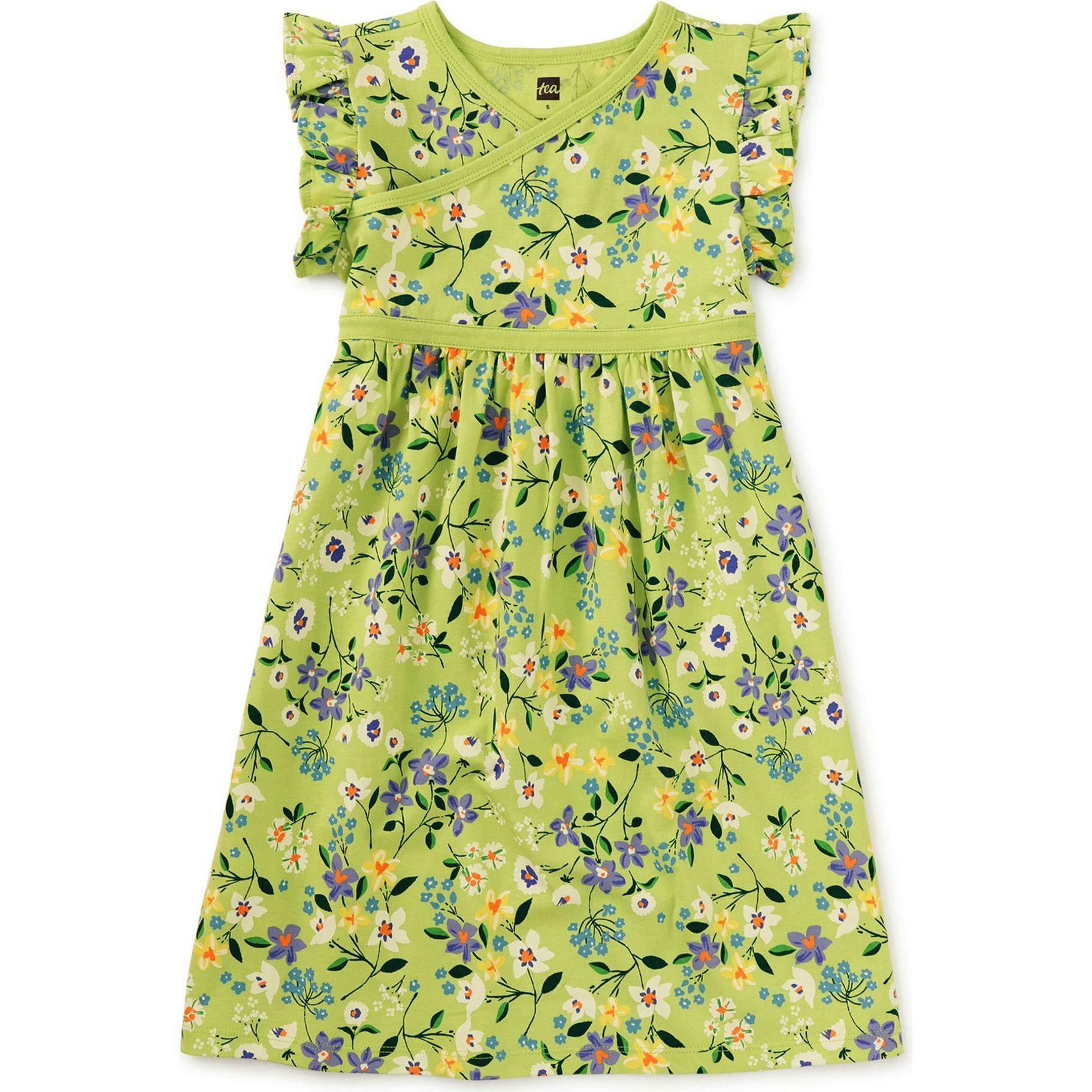Wrap Neck Dress, Multi