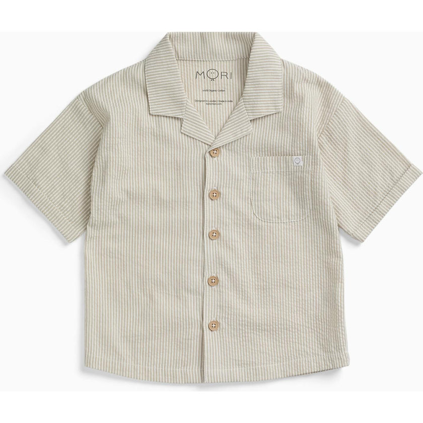 Striped Seersucker Shirt