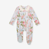 Leigh Footie Smocked Ruffled One Piece