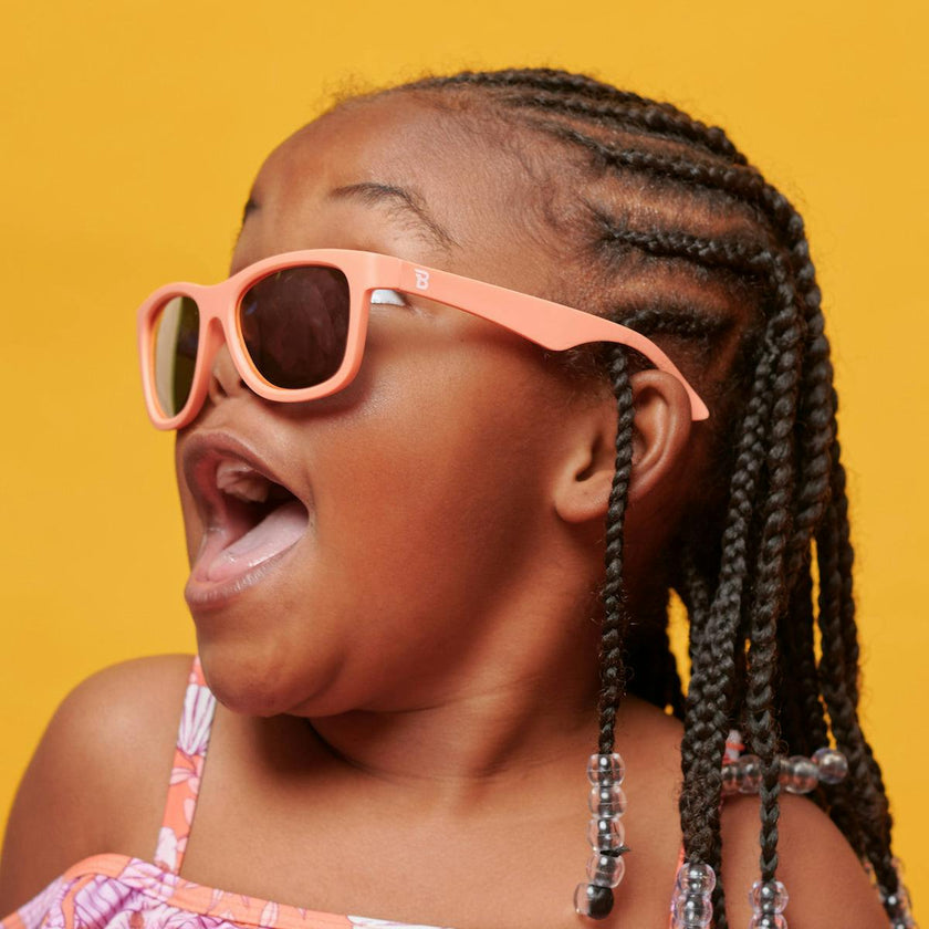 Polarized Navigator Sunglasses: Perfectly Papaya