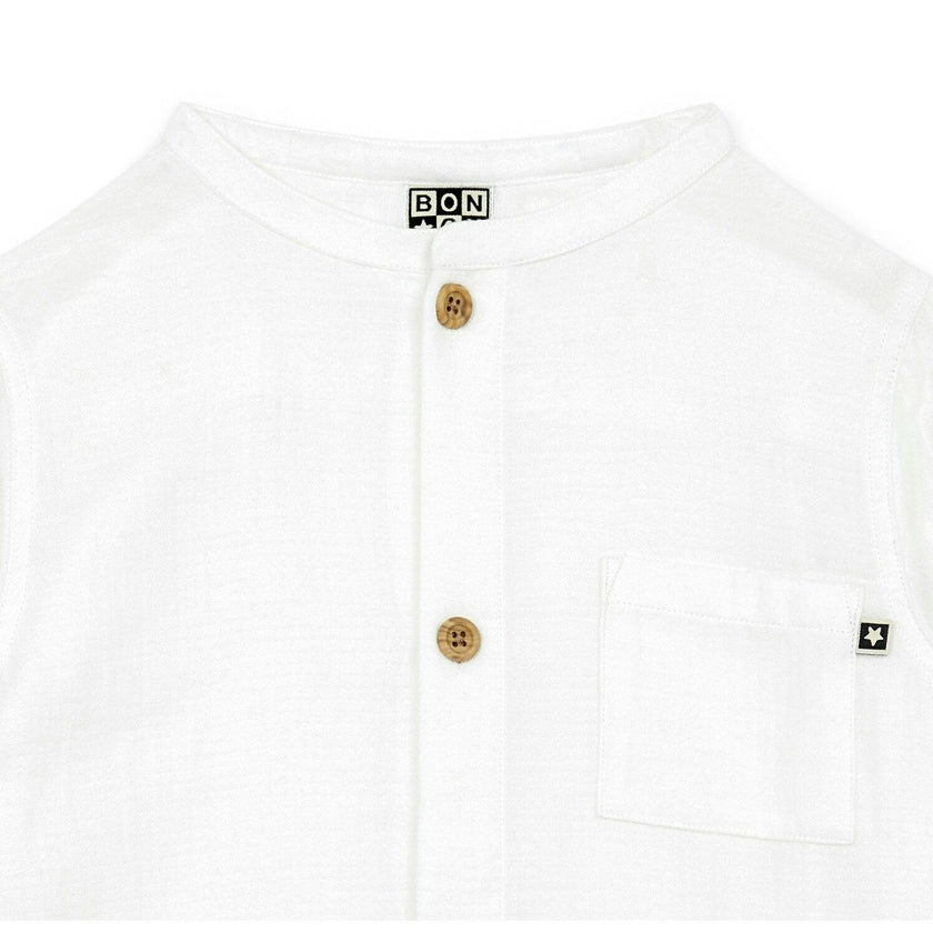 BONTON Internet Button-Down Shirt - White