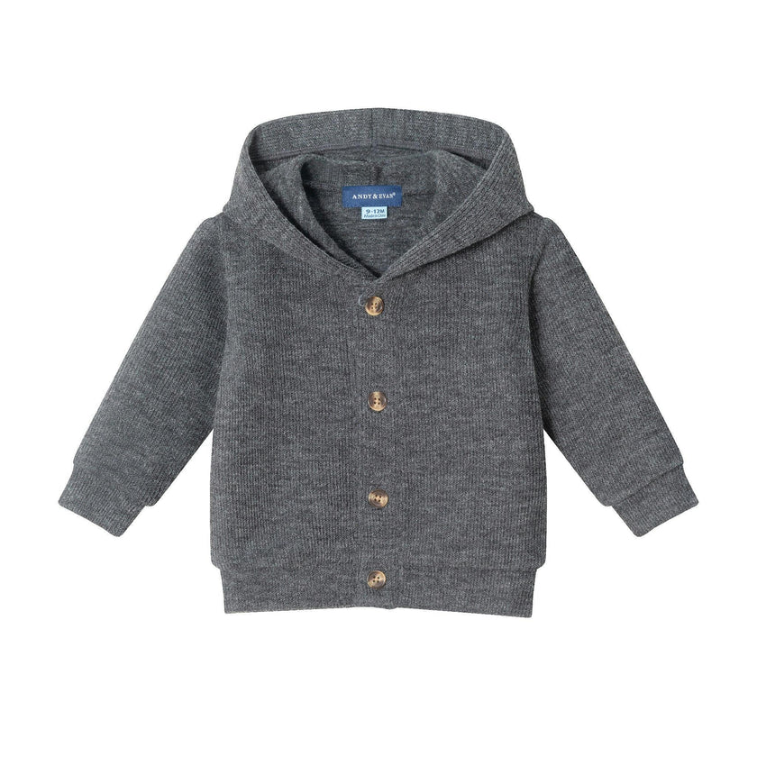 Infant 3-Piece Hooded Cardigan & Cord Set