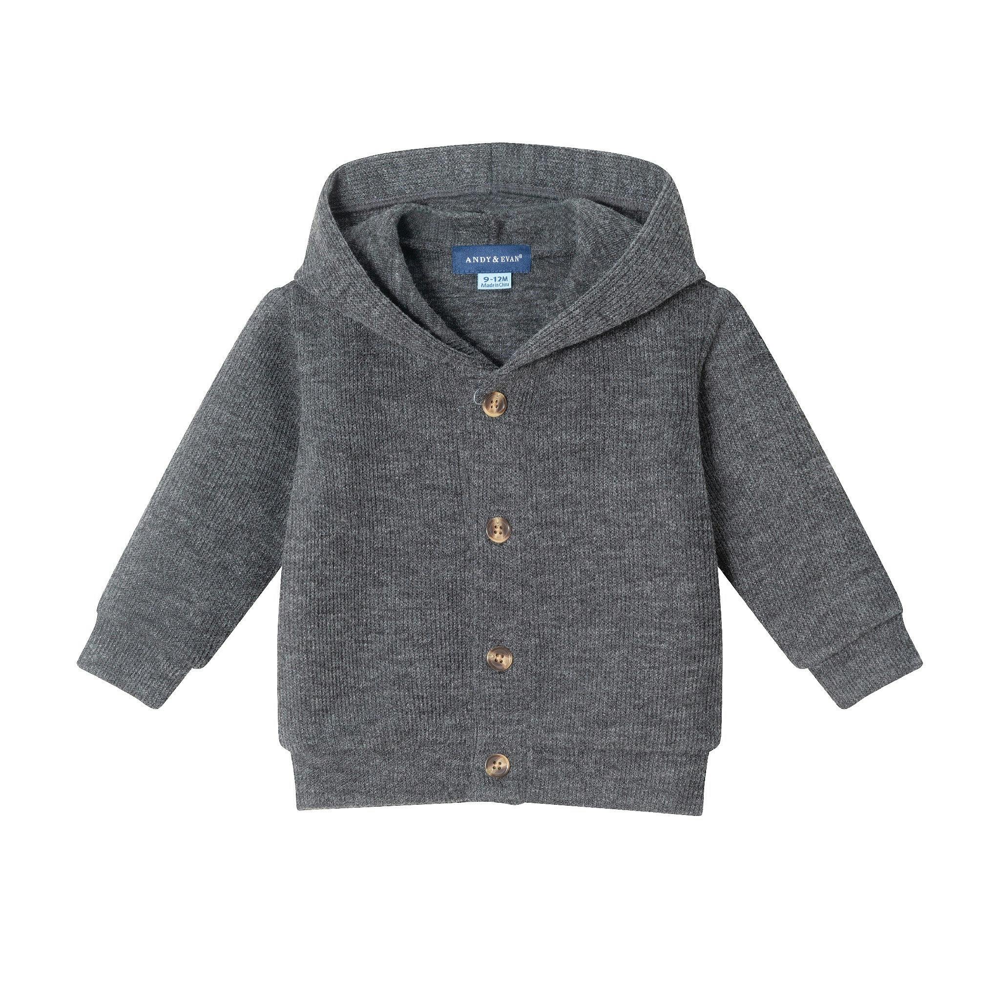 Infant 3-Piece Hooded Cardigan & Cord Set