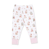 Christmas Teddy Bears Pink - Long Sleeve Loungewear Set