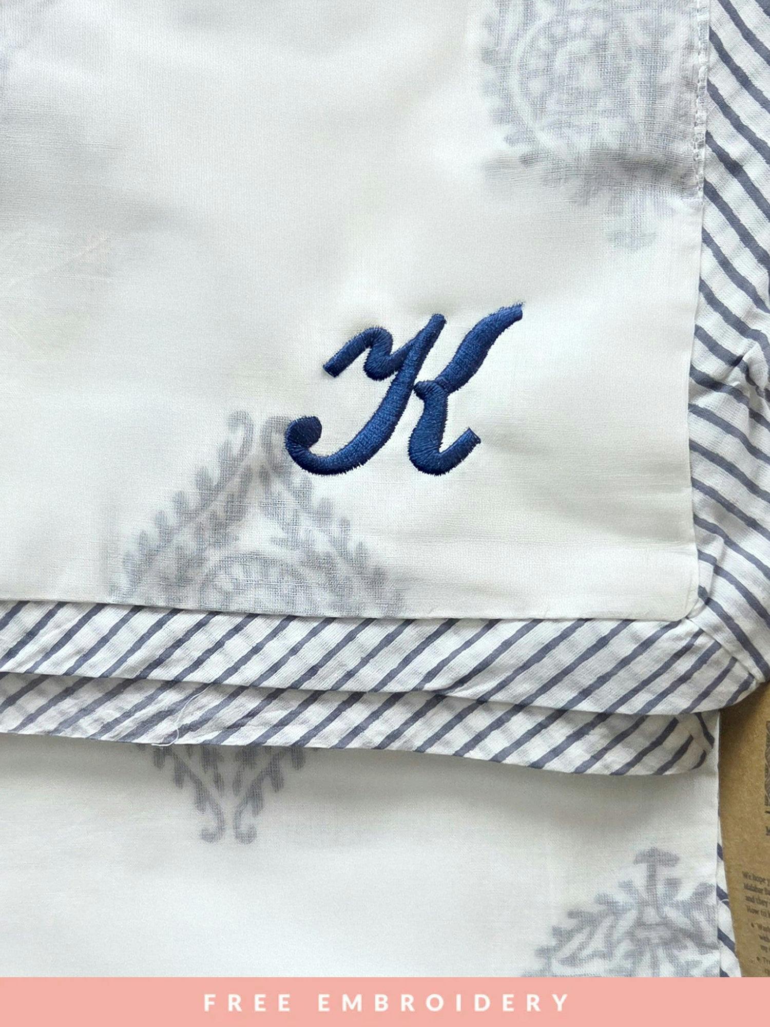 Luxe Natural Cotton Receiving Blanket