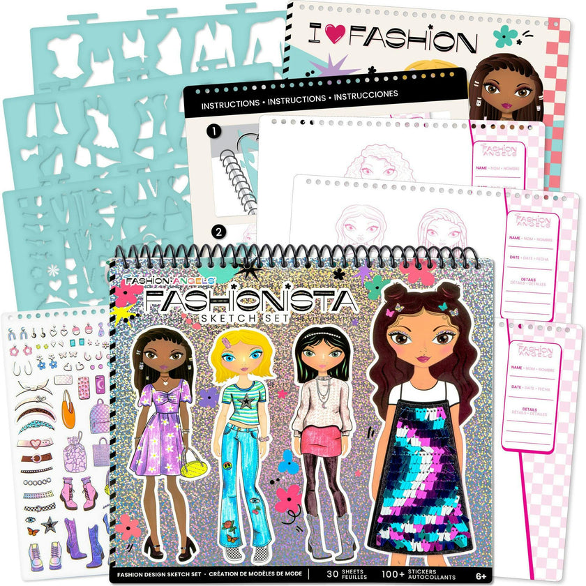 Sketch Portfolio Set: Fashionista
