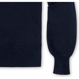 Organic Fair Isle Puff Sleeve Sweater, Blue