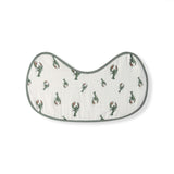 Mint Lobster Contour Four Layer Burp Cloth