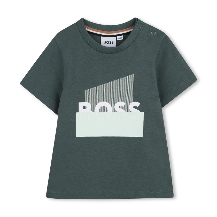 Gray Graphic Short Sleeve T-Shirt