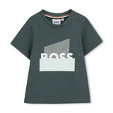 Gray Graphic Short Sleeve T-Shirt