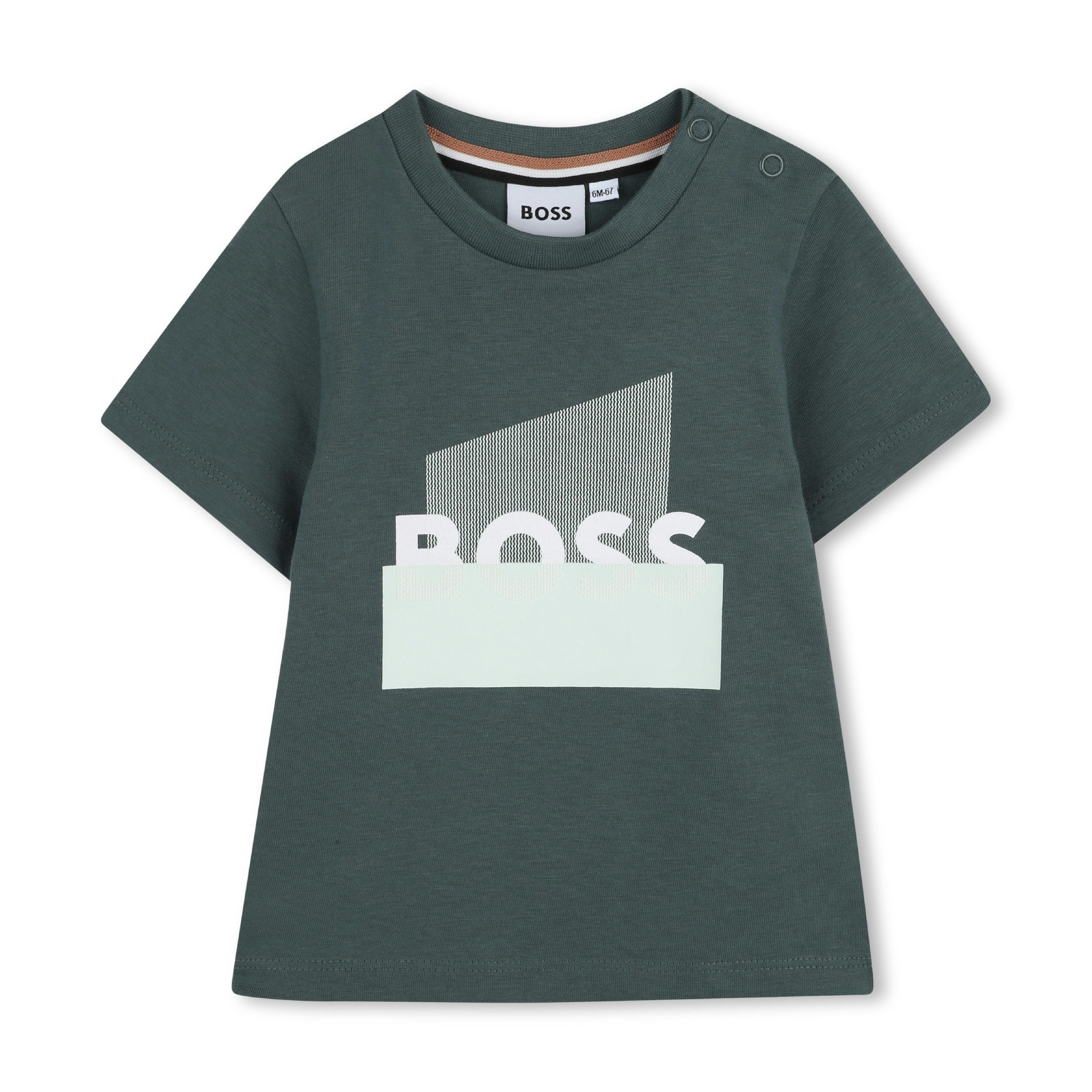 Gray Graphic Short Sleeve T-Shirt