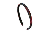 Winter Check Thin Headband