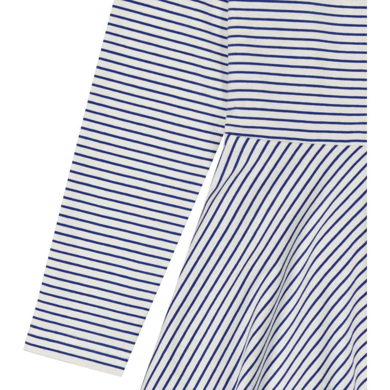 Helena Striped Circle Skirt Dress, Stripes