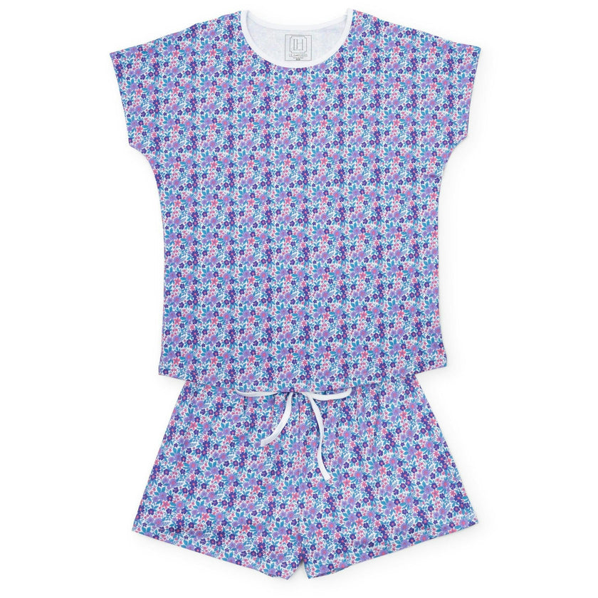 Riley Women's Pajama Short Set - Blackberry Floral