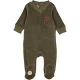 V-Neck Emblem Footie