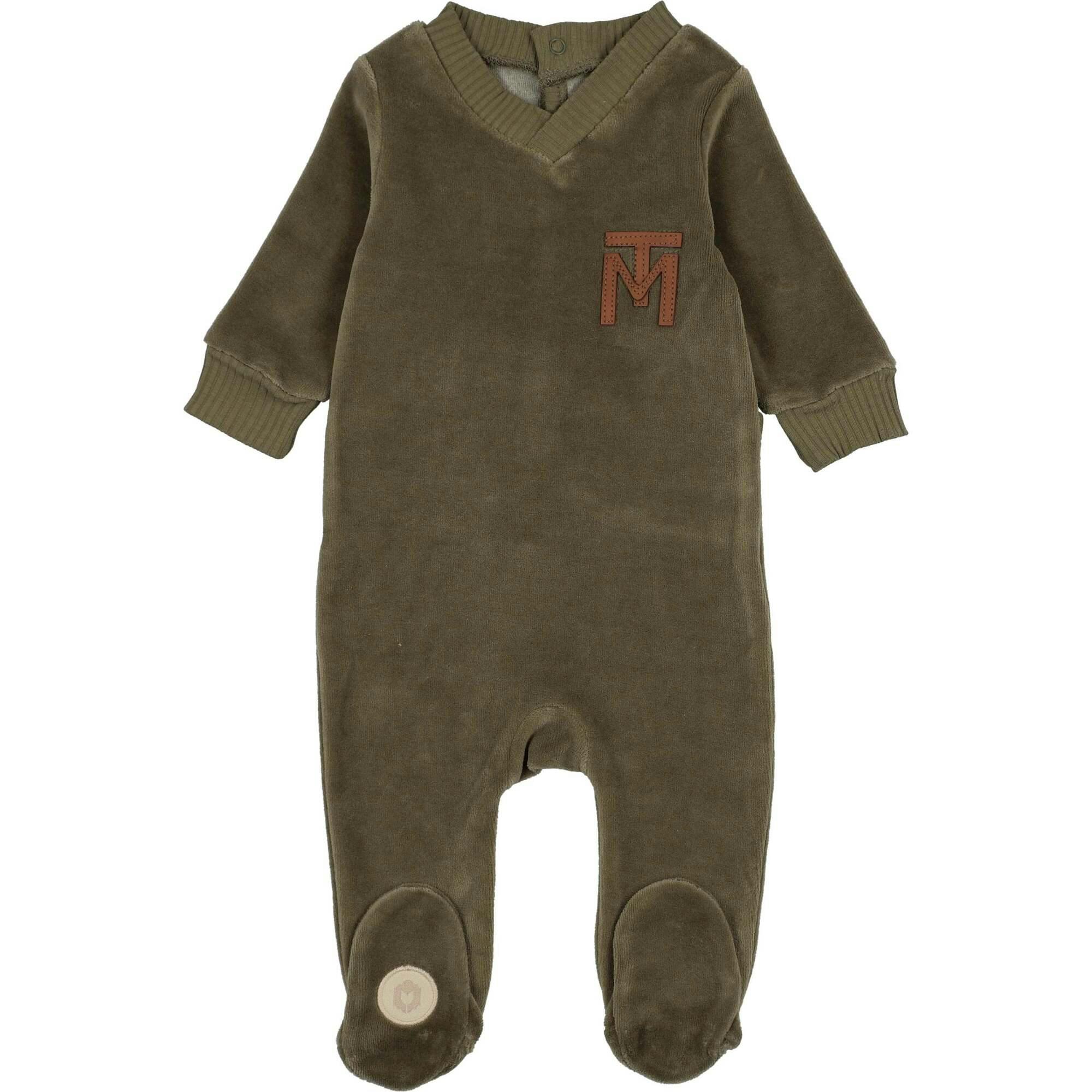 V-Neck Emblem Footie