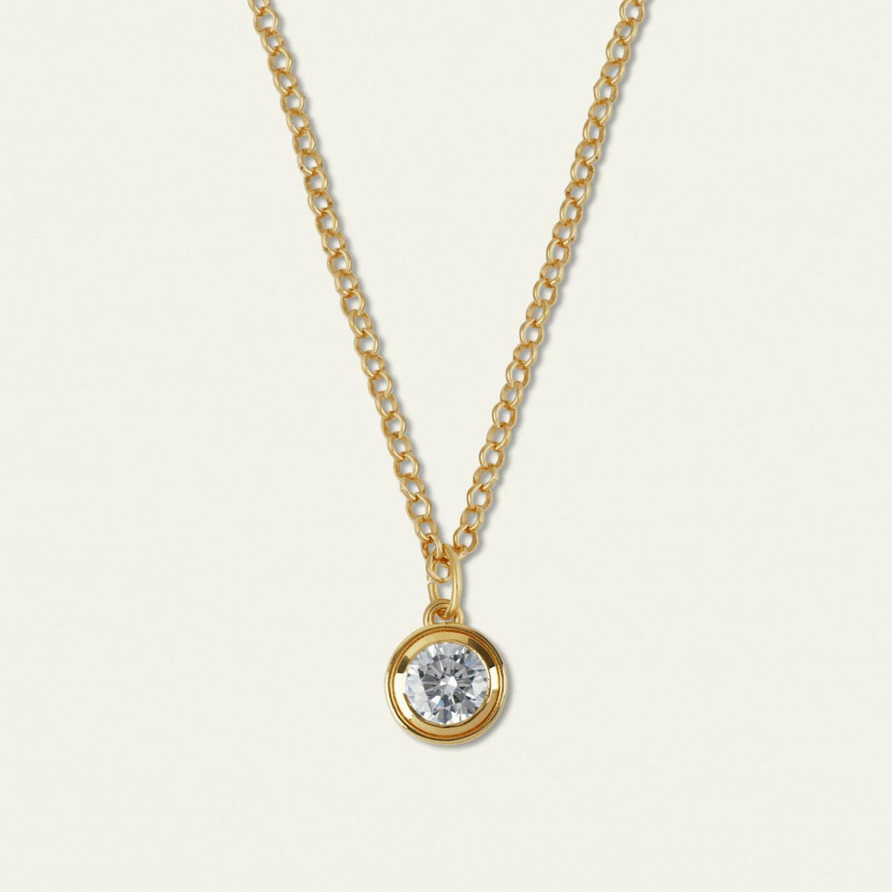 Bezel Necklace